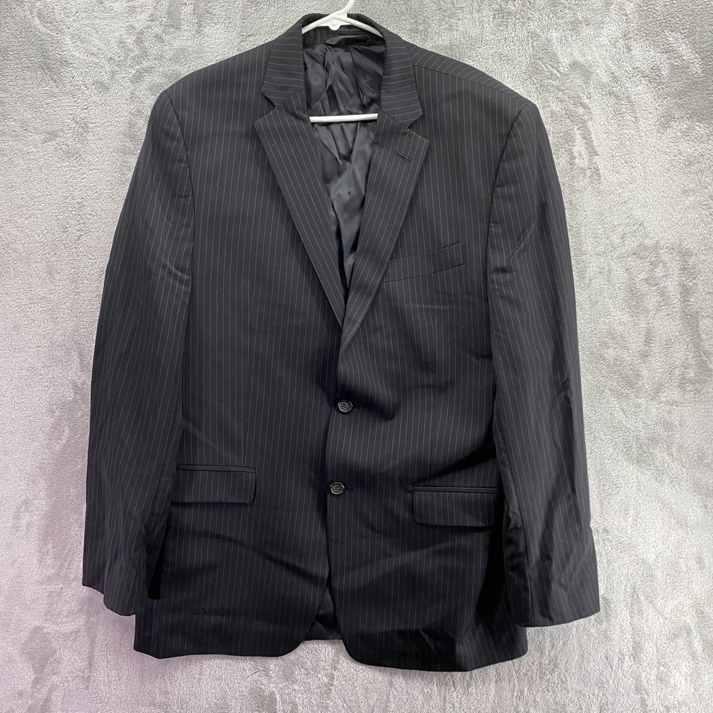 Lauren Ralph Lauren Pinstripe Suit Jacket Blazer Men's 42 100% Wool